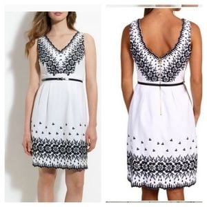 Kate Spade Amy Embroidered Scalloped Dress…